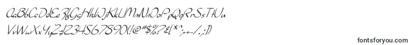 SF Burlington Script Italic-fontti – Yksinkertaiset fontit