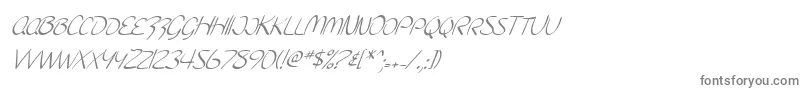 Więcej informacji o czcionce SF Burlington Script SC Italic Czcionka SF Burlington Script SC Italic – szare czcionki