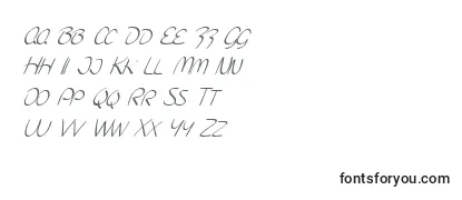 SF Burlington Script SC Italic Font