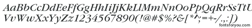 GaramondItcTBookItalic Font – Business Fonts
