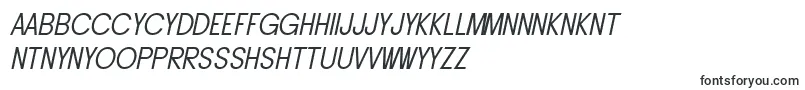 フォントSF Buttacup Lettering Oblique – ルワンダのフォント