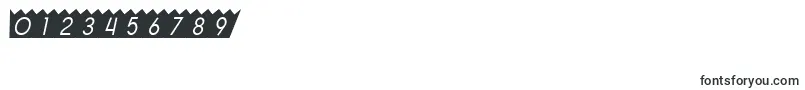 SF Buttacup Oblique Font – Fonts for Numbers and Digits