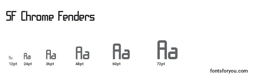 SF Chrome Fenders Font Sizes