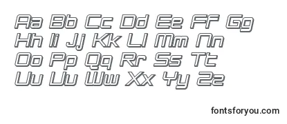 Review of the SF Chromium 24 Bold Oblique Font