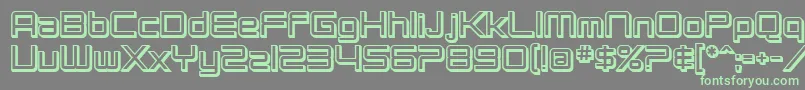 En savoir plus sur la police SF Chromium 24 Bold Police SF Chromium 24 Bold – polices vertes sur fond gris