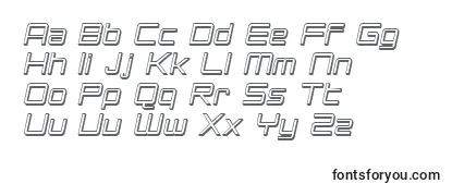 SF Chromium 24 Oblique Font