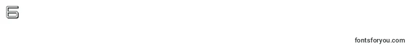 SF Chromium 24-Schriftart – Schriften für die Ziffer 6