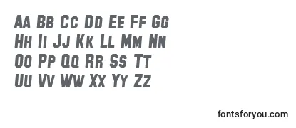 フォントSF Collegiate Solid Italic