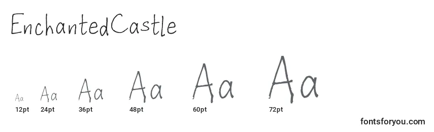 EnchantedCastle Font Sizes