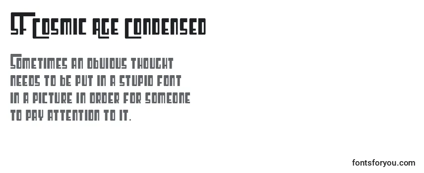 SF Cosmic Age Condensed-fontti