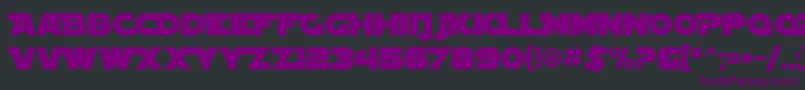 SF Distant Galaxy Alternate Font – Purple Fonts on Black Background