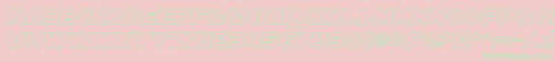 Saiba mais sobre a fonte SF Distant Galaxy AltOutline Italic Fonte SF Distant Galaxy AltOutline Italic – fontes verdes em um fundo rosa