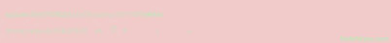 Brightendays Font – Green Fonts on Pink Background
