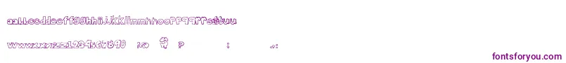 Brightendays Font – Purple Fonts on White Background