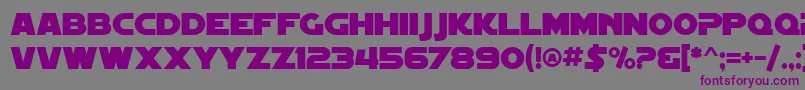 SF Distant Galaxy Font – Purple Fonts on Gray Background