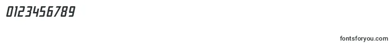 SF Electrotome Condensed Oblique-fontti – Fontit numeroille ja luvuille