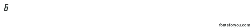 SF Electrotome Condensed Oblique-Schriftart – Schriften für die Ziffer 6