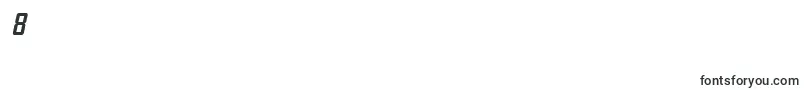 SF Electrotome Condensed Oblique-Schriftart – Schriften für die Ziffer 8