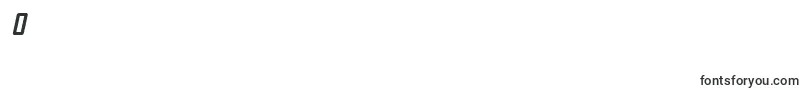 SF Electrotome Condensed Oblique-Schriftart – Schriften für die Ziffer 0