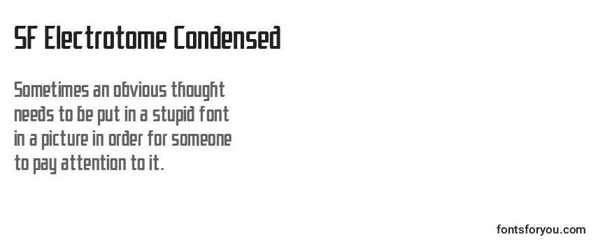 Police SF Electrotome Condensed