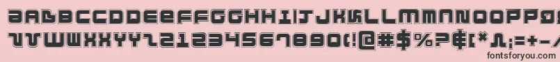 Direktora Font – Black Fonts on Pink Background