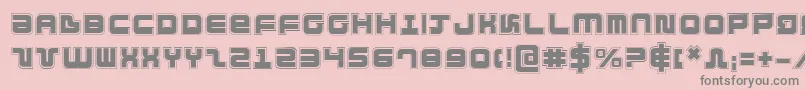 Direktora Font – Gray Fonts on Pink Background