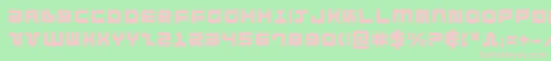 Direktora Font – Pink Fonts on Green Background