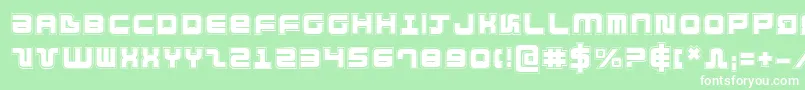 Direktora Font – White Fonts on Green Background