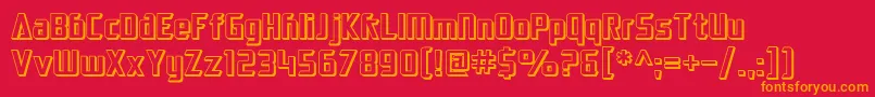 More about SF Electrotome Shaded Font SF Electrotome Shaded Font – Orange Fonts on Red Background