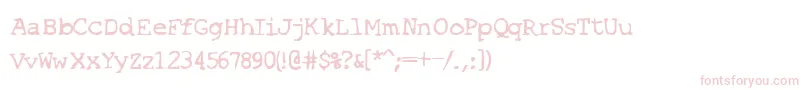 SF Espionage Medium Font – Pink Fonts