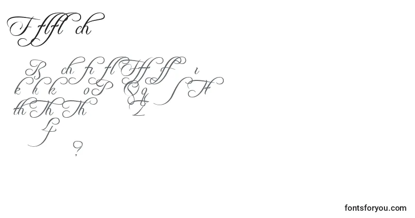 Schriftart Freebsca – Alphabet, Zahlen, spezielle Symbole