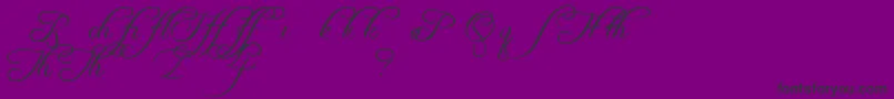 fuente Freebsca – Fuentes Negras Sobre Fondo Morado