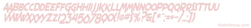 SF Espresso Shack Condensed Bold Italic Font – Pink Fonts