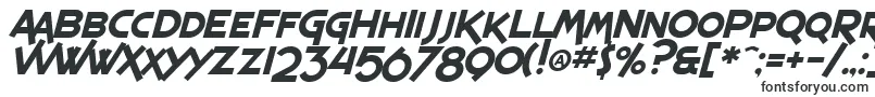 Шрифт SF Espresso Shack Italic – заполненные шрифты