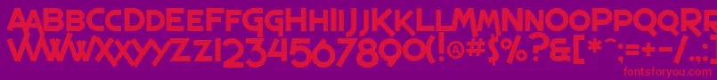 More about SF Espresso Shack Font SF Espresso Shack Font – Red Fonts on Purple Background
