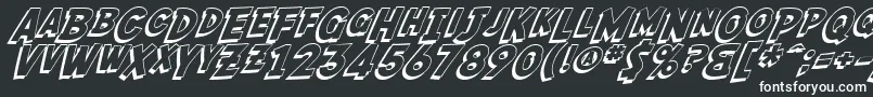 SF Fedora Shadow Font – White Fonts