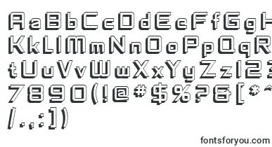 SF Fedora Titles Shadow font – Fonts Water