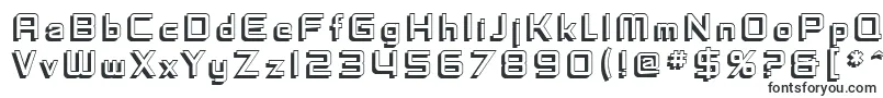 SF Fedora Titles Shadow-fontti – läpinäkyvät fontit