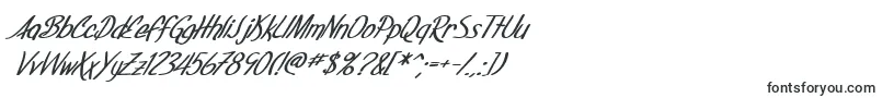 SF Foxboro Script Bold Italic-Schriftart – Schriften für Mac