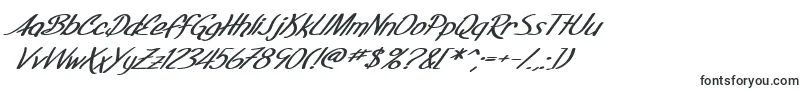 SF Foxboro Script Extended Bold Italic-fontti – sarjakuvafontit