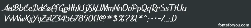 SF Foxboro Script Extended Bold Font – White Fonts