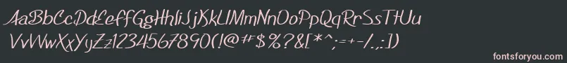 Подробнее о шрифте SF Foxboro Script Extended Шрифт SF Foxboro Script Extended – розовые шрифты на чёрном фоне