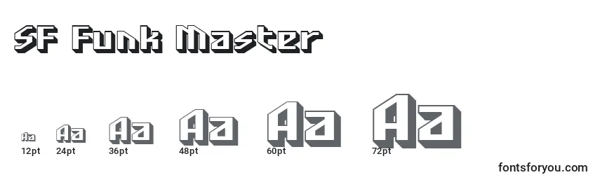 SF Funk Master Font Sizes
