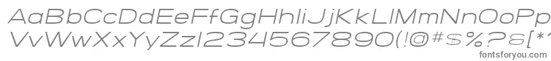 SF Grandezza Light Oblique Font – Gray Fonts