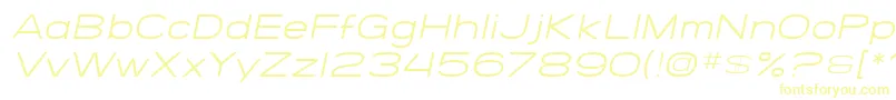 SF Grandezza Light Oblique Font – Yellow Fonts