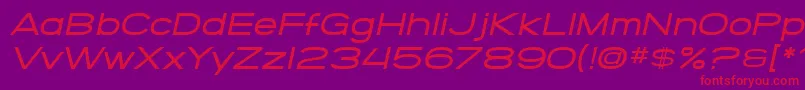 En savoir plus sur la police SF Grandezza Medium Oblique Police SF Grandezza Medium Oblique – polices rouges sur fond violet