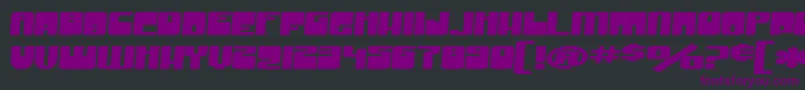 SF Groove Machine Extended Bold Font – Purple Fonts on Black Background
