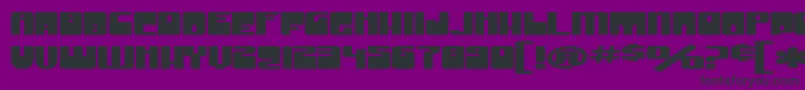 SF Groove Machine ExtUpright Bold Font – Black Fonts on Purple Background