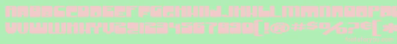 SF Groove Machine ExtUpright Bold Font – Pink Fonts on Green Background