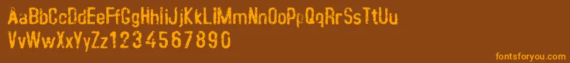Más sobre la fuente CrustypeClean fuente CrustypeClean – Fuentes Naranjas Sobre Fondo Marrón
